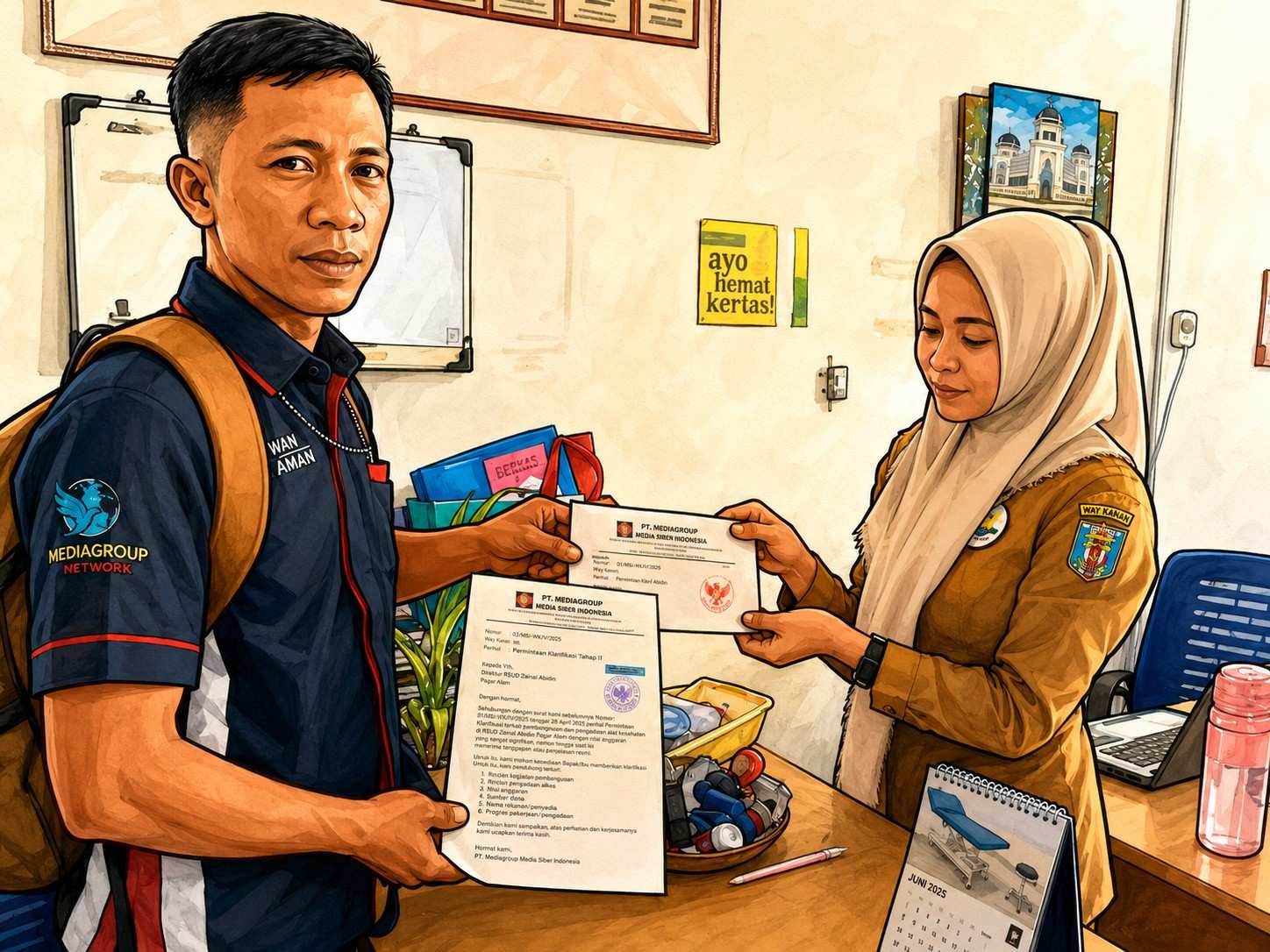 Dua Kali disurati Tanpa Tanggapan, RSUD Zainal Abidin Pagar Alam Dinilai Bungkam Soal Proyek Puluhan Miliar*