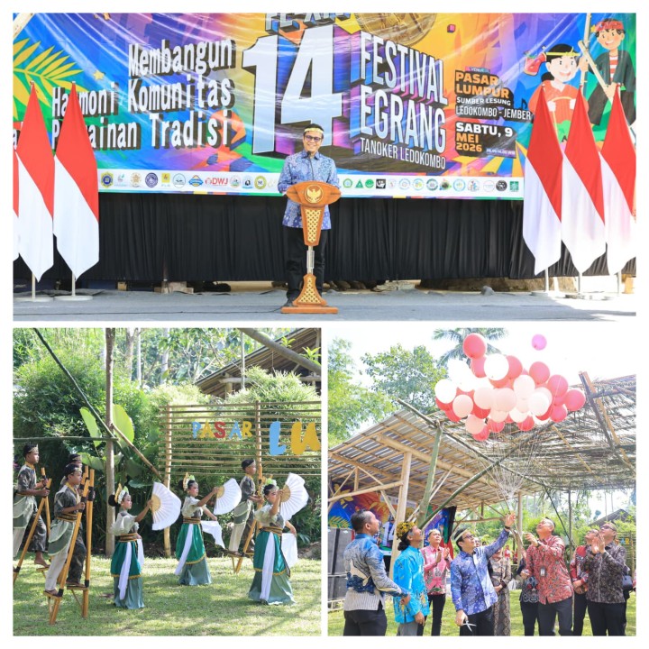 Festival Egrang Tanoker ke 14 Teguhkan Pelestarian Budaya di Era Digital