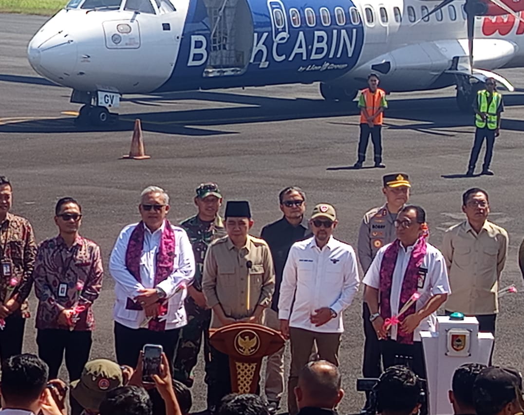 Momentum Satu Juni 2026 Bupati Jember Gus Fawait Buka Rute Jember - Surabaya Dengan Maskapai Penerbangan Wings Air.
