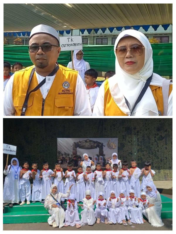 Sebanyak 1700 Peserta Siswa Taman Kanak-kanak Mengikuti Manasik Haji Cilik